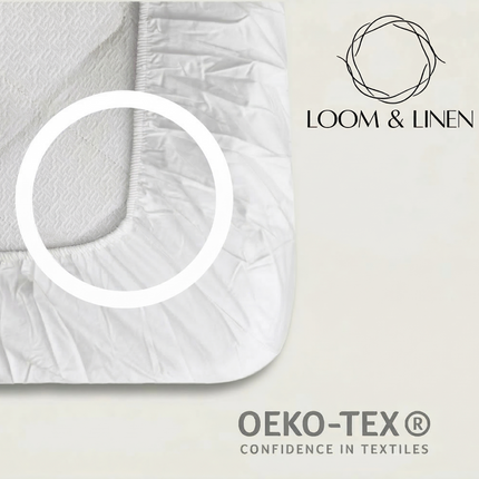 Hotel Luxury 600 TC 100% Cotton Bedsheet Set – Ultra Soft, Breathable & Premium White Bedding (4 Piece Set)